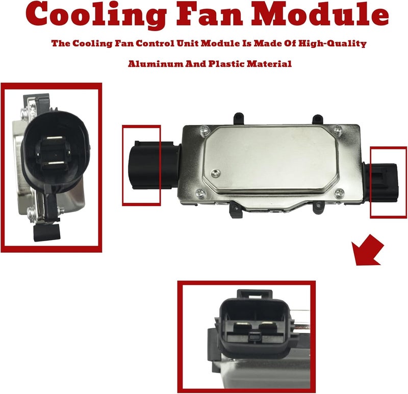 JUEDIMA Store Engine Cooling Fan Control Module Compatible With Ford Focus 2013-2018, Fan Control Unit Replaces 1137328567, 1137328464 - Image 2